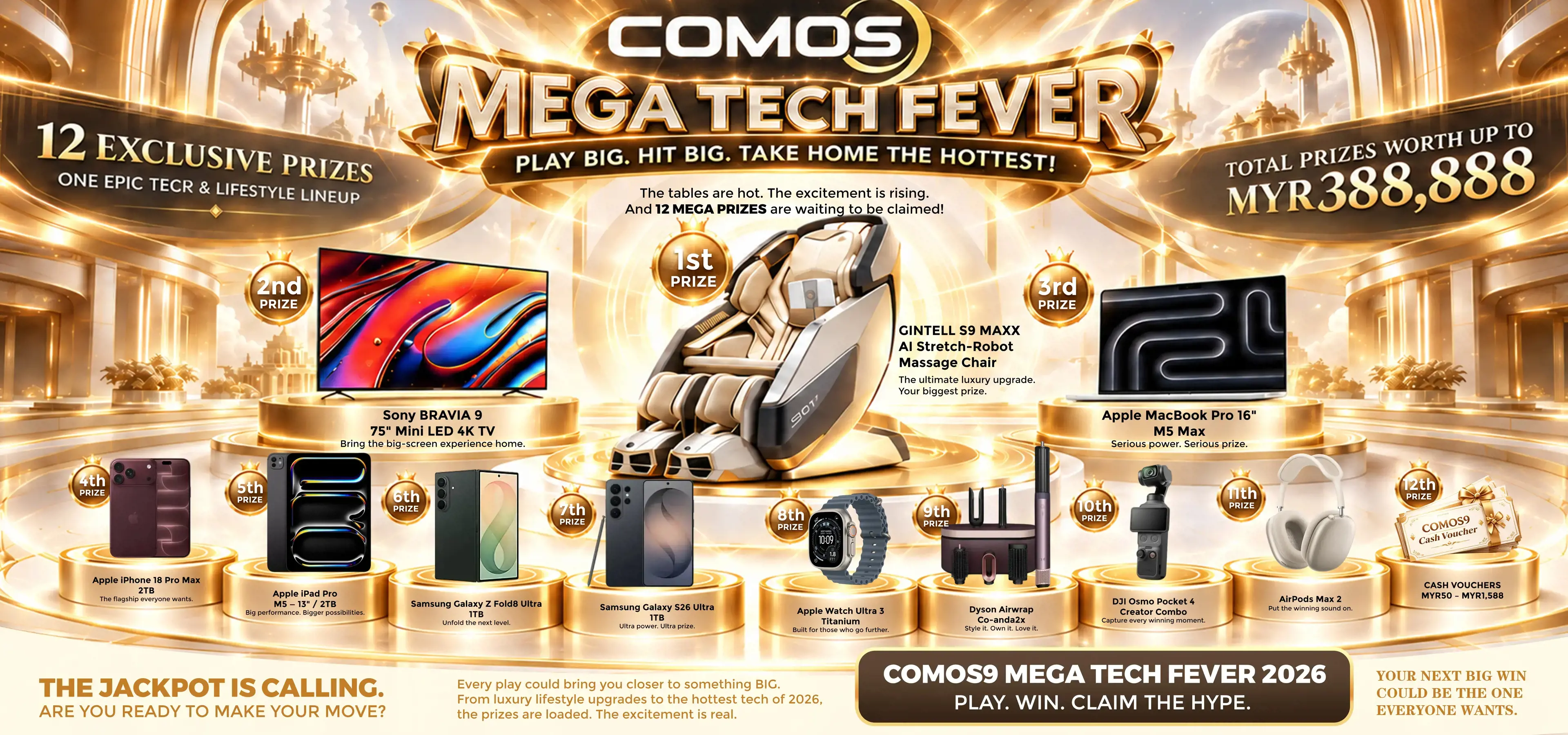 Comos9 Crazy Bonaza Lucky Draw